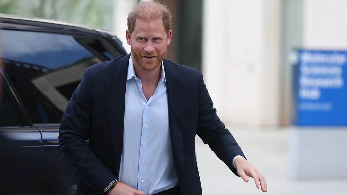 Prince Harry arrives to visit the Centre for Blast Injury Studies at Imperial College London, 10 September 2025. Photo: EPA / NEIL HALL