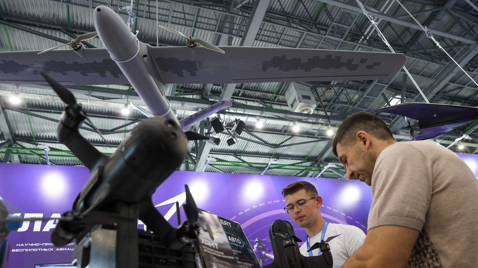 Выставка-форуме Drone Expo. Большие Кабаны, Татарстан. 9 июля 2026 года. Фото: Егор Алеев / ТАСС / Profimedia