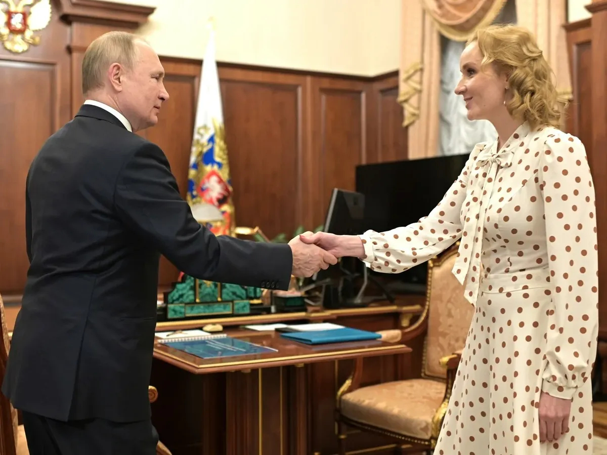 Владимир Путин и Мария Львова-Белова. Фото: Wikimedia Commons , CC BY 4.0