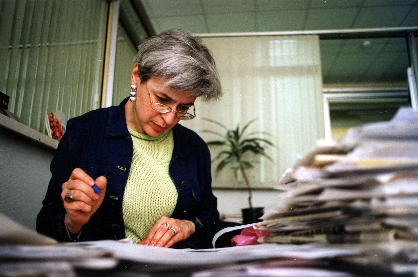 Анна Политковская. Фото: «Новая газета»