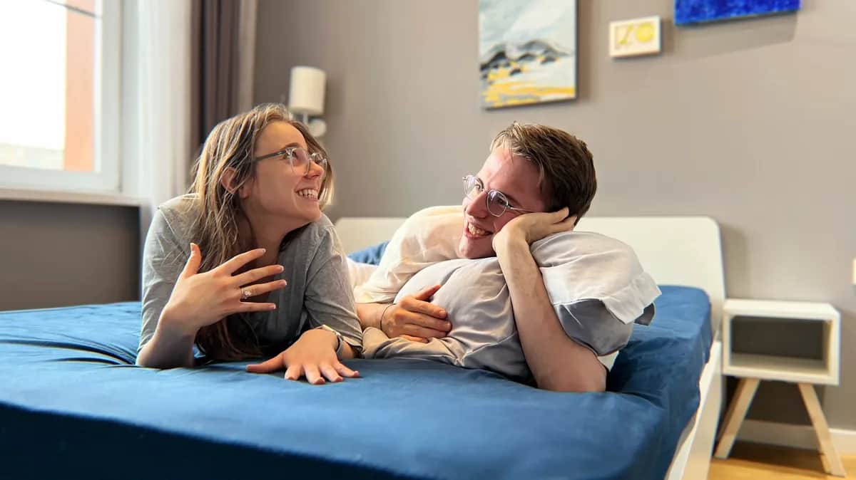 Alexander Zhadan with his girlfriend Karina. Photo: Zhadan’s social media