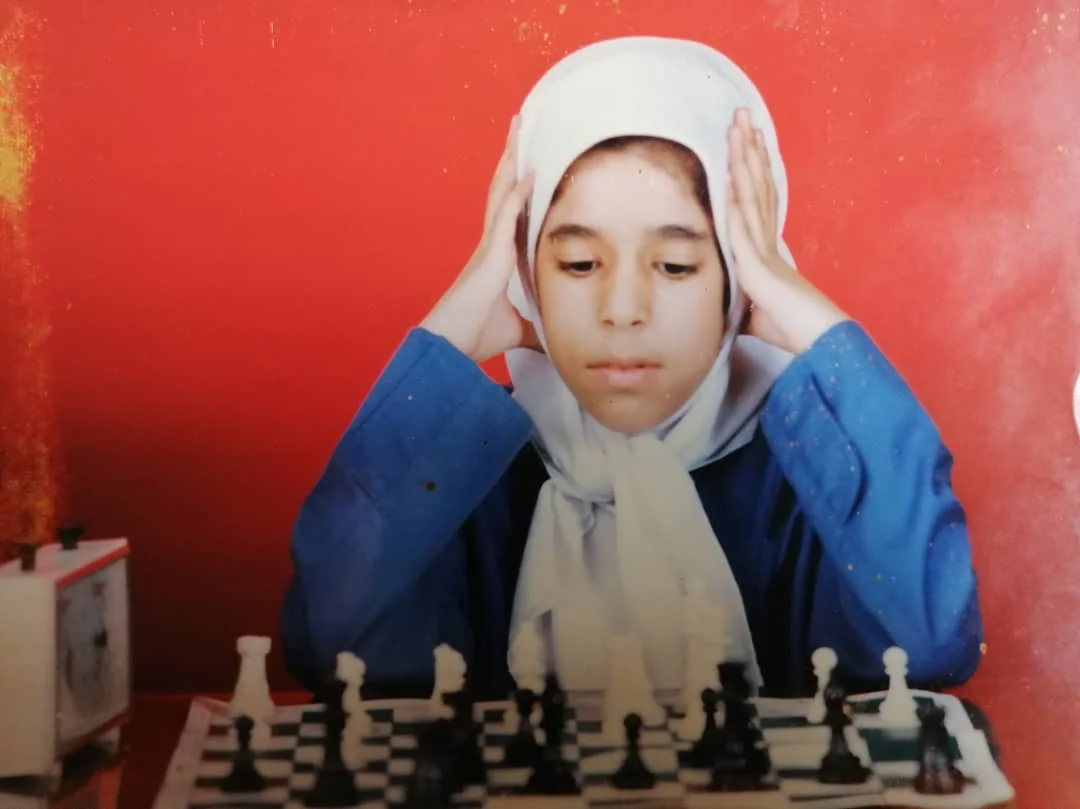 Shohreh Bayat as a child. Photo from the personal archive
