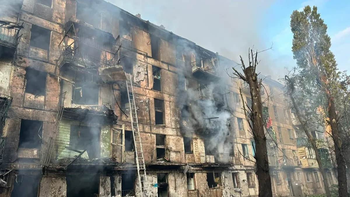 Разрушенный дом в Кривом Роге. Фото: глава Днепропетровской областной военной администрации Сергей Лысак / Telegram