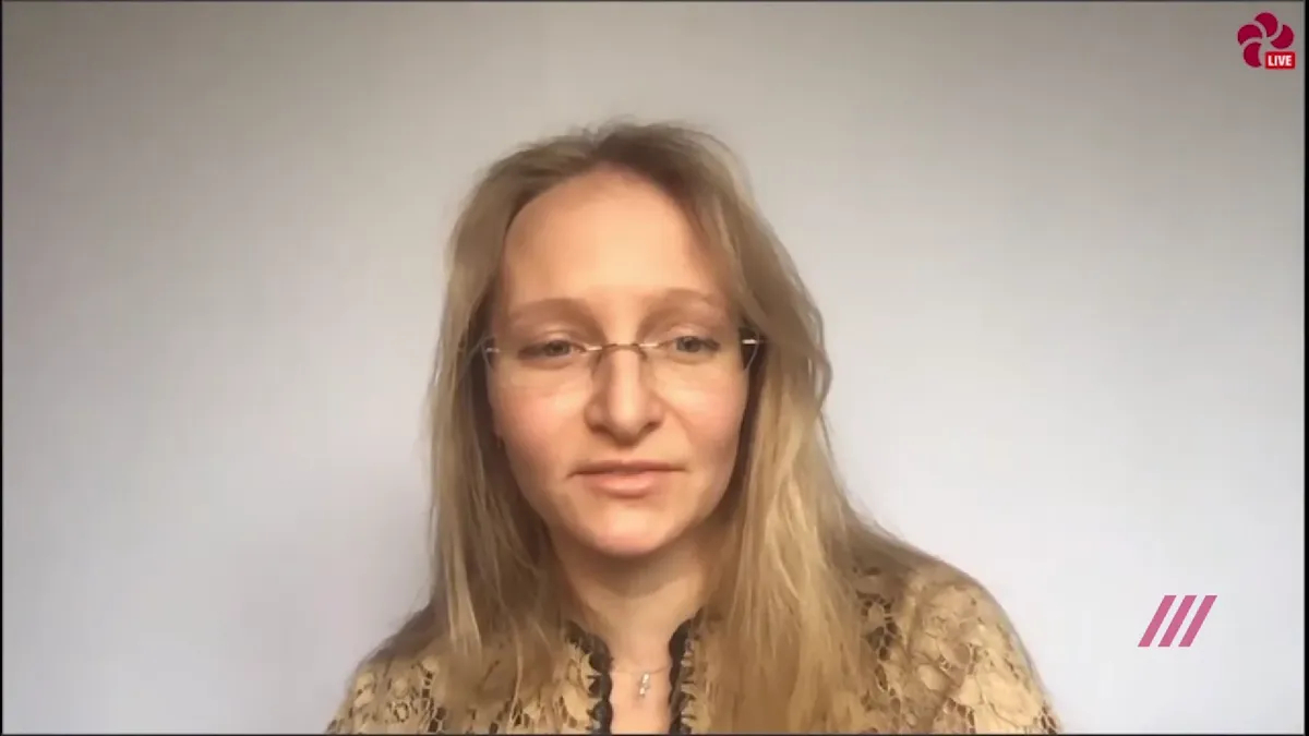 Екатерина Тихонова. Скриншот: YouTube