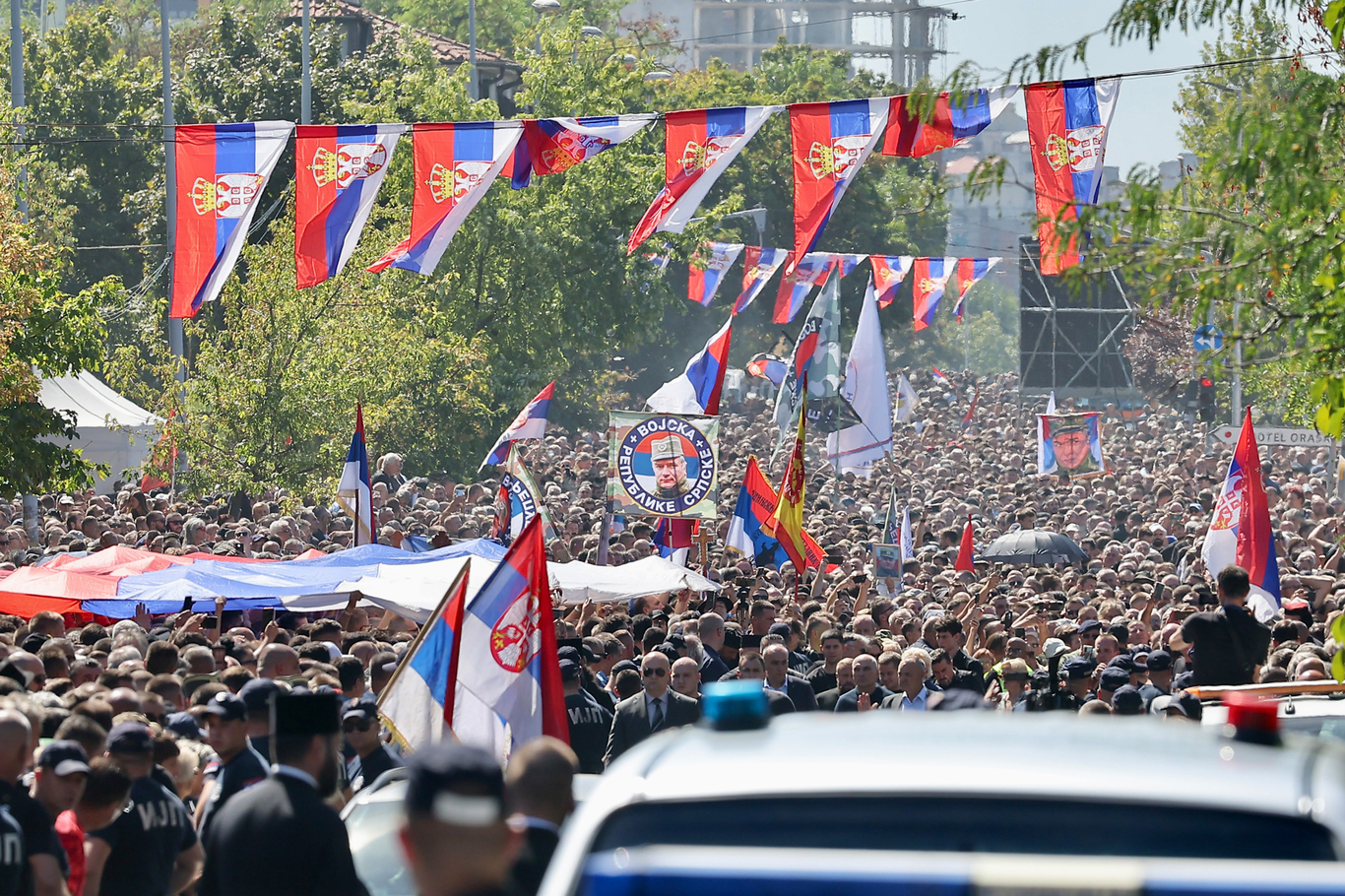 Церемония прощания и похороны Ратко Младича. Белград, Сербия. 7 сентября 2026 года. Фото: Marko Djokovic / Action Press / Vida Press