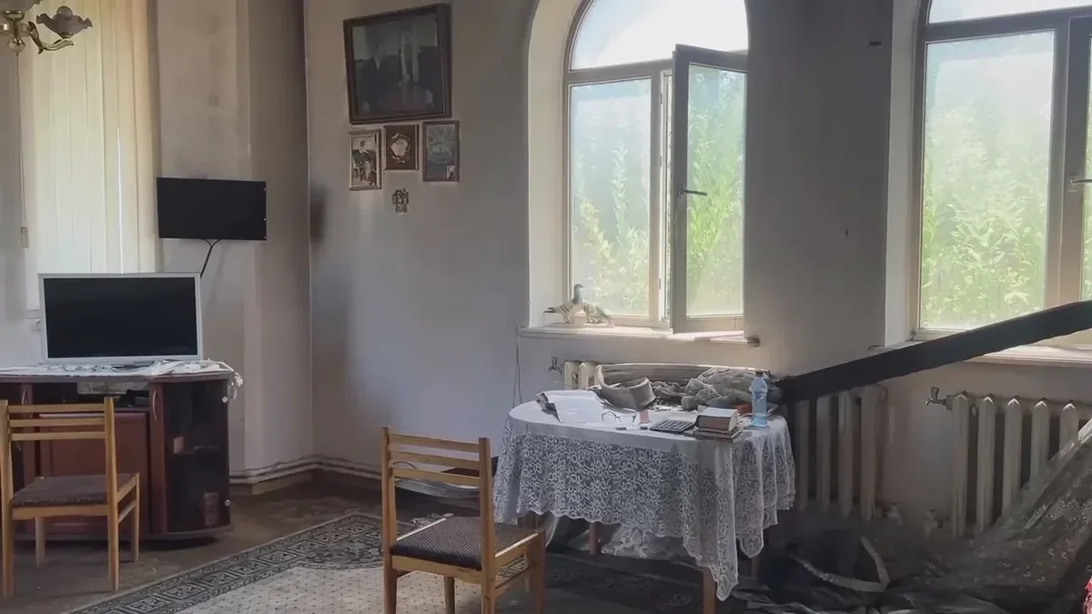 The Orthodox Church of the Intercession of the Holy Virgin in Derbent after the terror attack. Photo: Head of Dagestan / Telegram