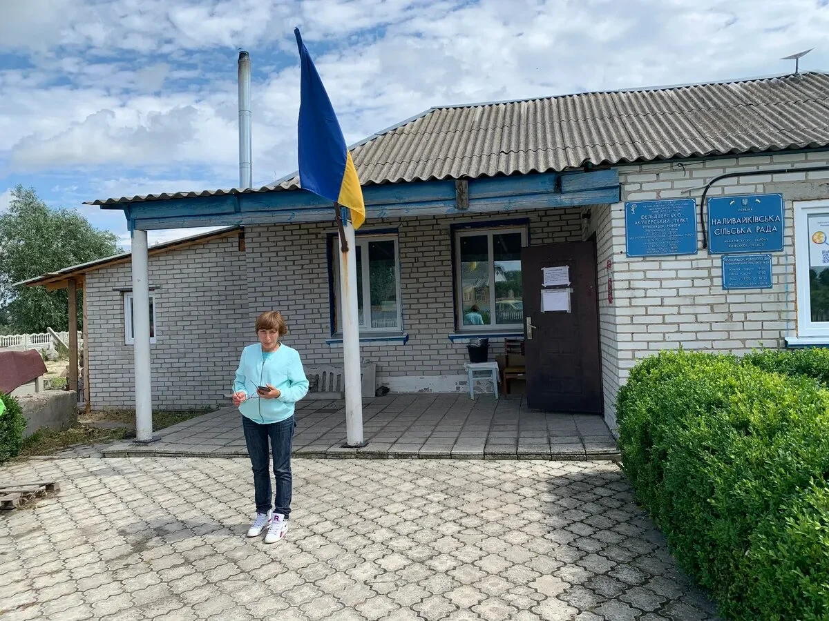 Marharyta Terekhova, head of the village. Photo by Olga Musafirova
