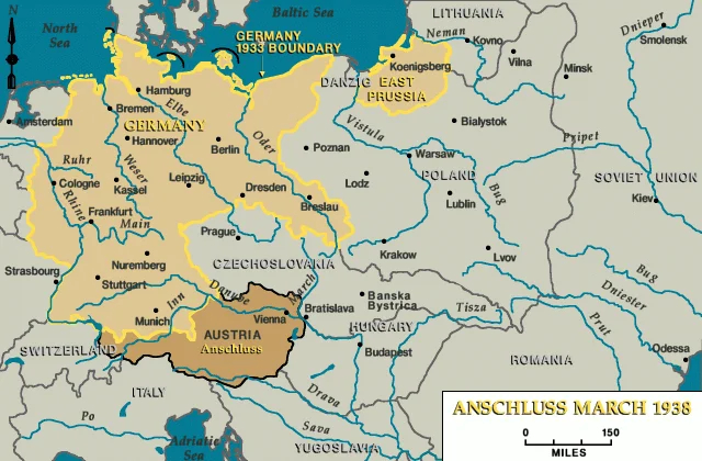 Аншлюс, март 1938 года. Фото: US Holocaust Memorial Museum