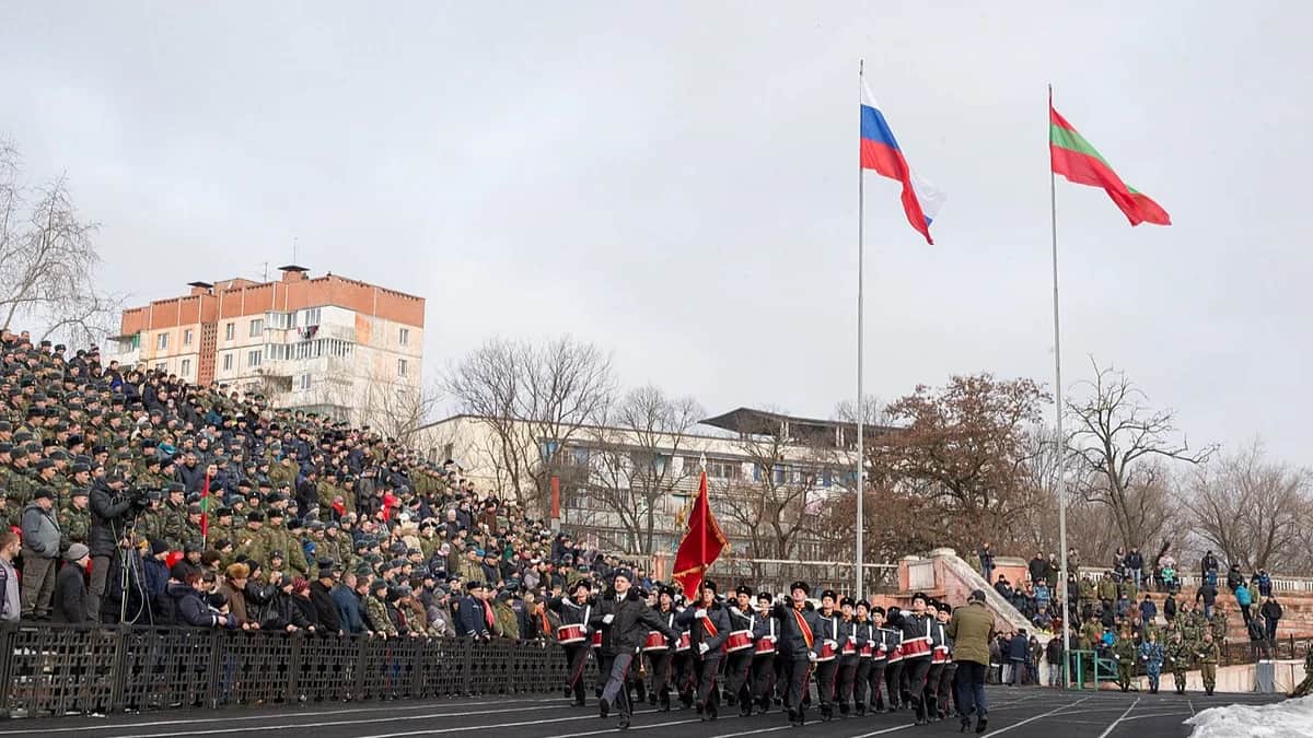 Празднование 23 февраля в Приднестровье в 2017 году. Фото: Пресс-служба «Президента ПМР»