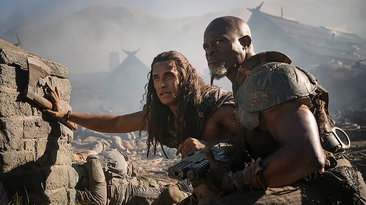 Кадр из фильма Зака Снайдера « Мятежная Луна: Оставляющая шрамы » . Фото: Clay Enos/Netflix