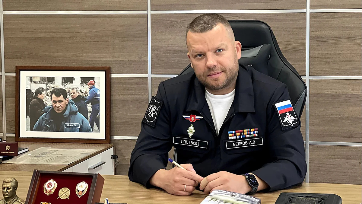 Андрей Белков. Фото: бул Военно-строительного комплекса Министерства обороны vskmo.ru