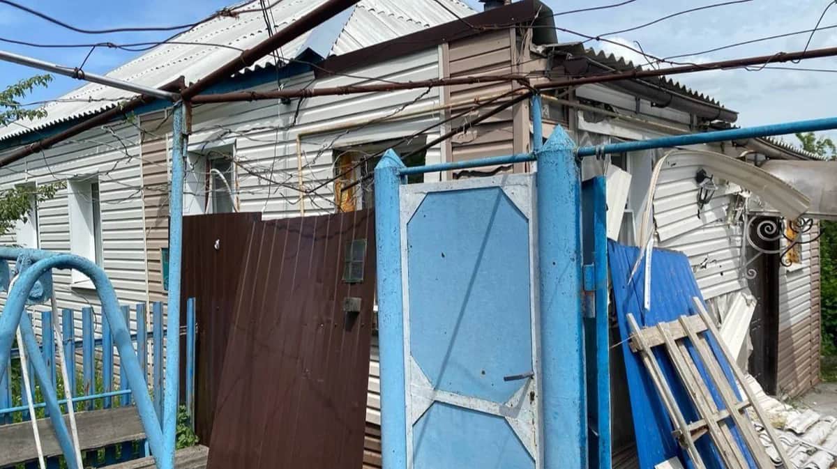 Разрушенный жилой дом в Белгородской области. Фото: Вячеслав Гладков / Telegram