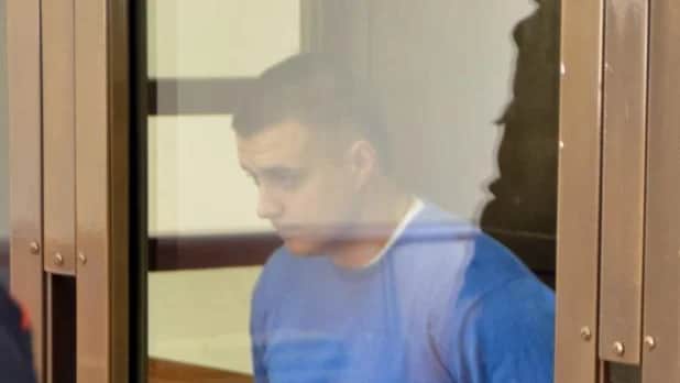 Dmitry Tomilin in 2017 during a court hearing. Photo: Moscow City Court press service
