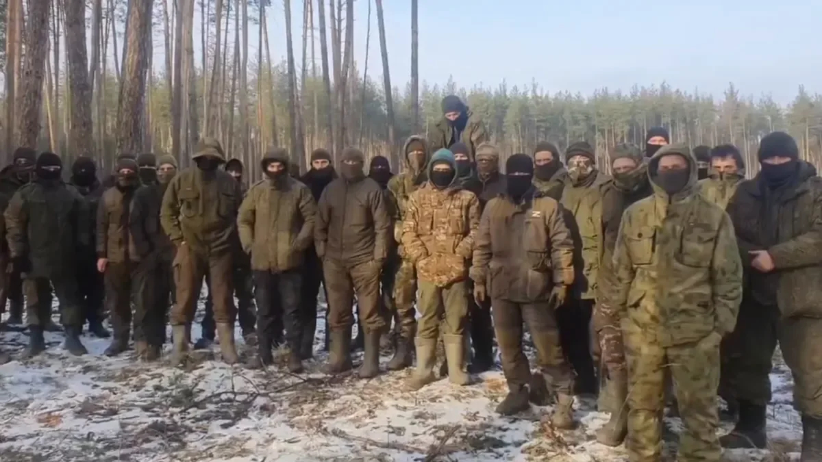 A screenshot from the video. Source: local media