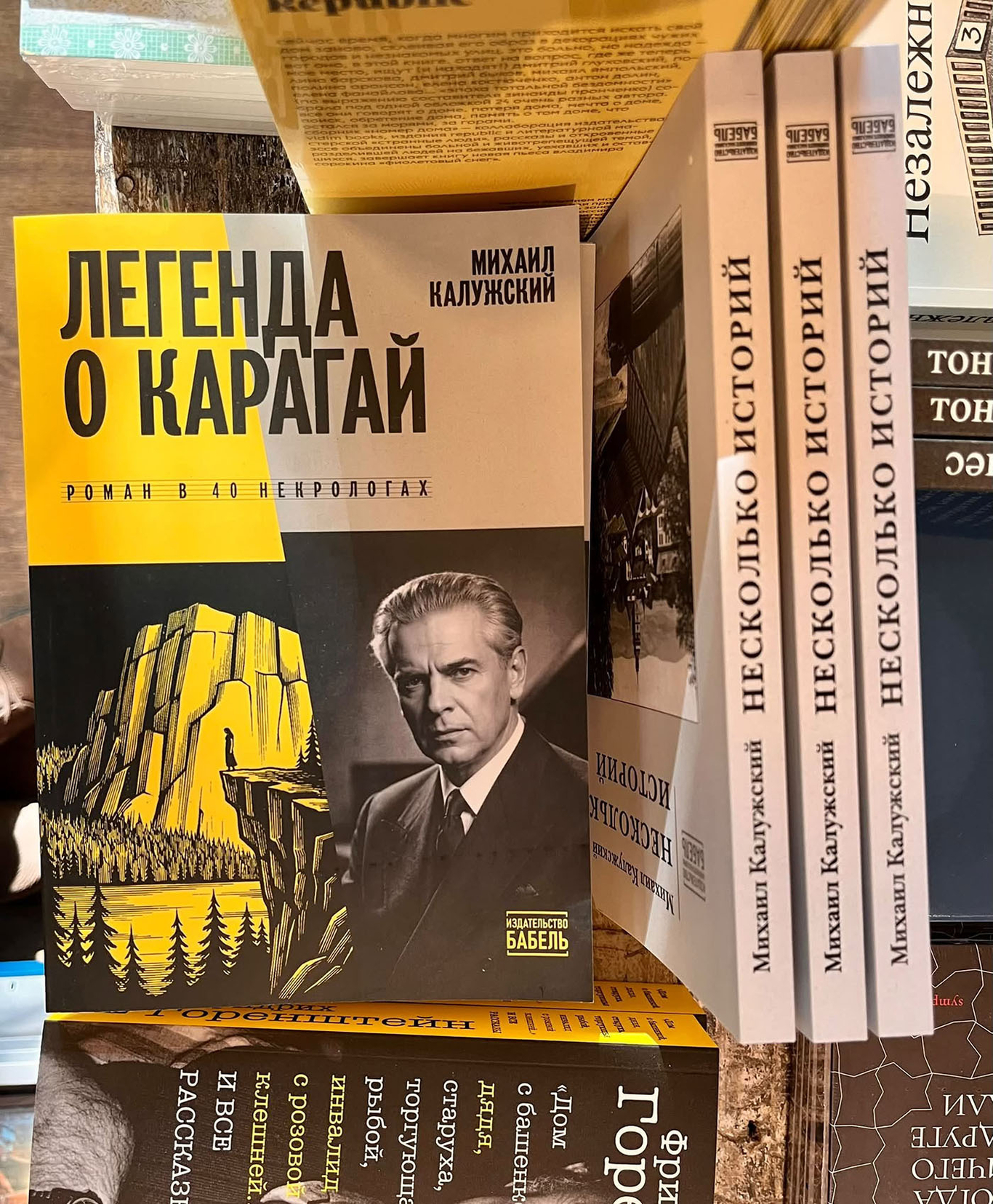 Книга «Легенда о Карагай» в магазине Babel. Фото: личная страница Михаила Калужского в Facebook