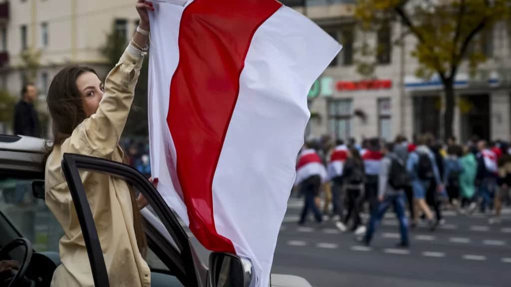 Протесты в Минске, август 2020 год. Фото: Marina Serebryakova/Anadolu Agency via Getty Images