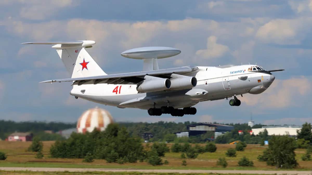The Beriev A-50 reconnaisance aircraft. Photo: Stocktrek Images, Inc. / Alamy / Vida Press