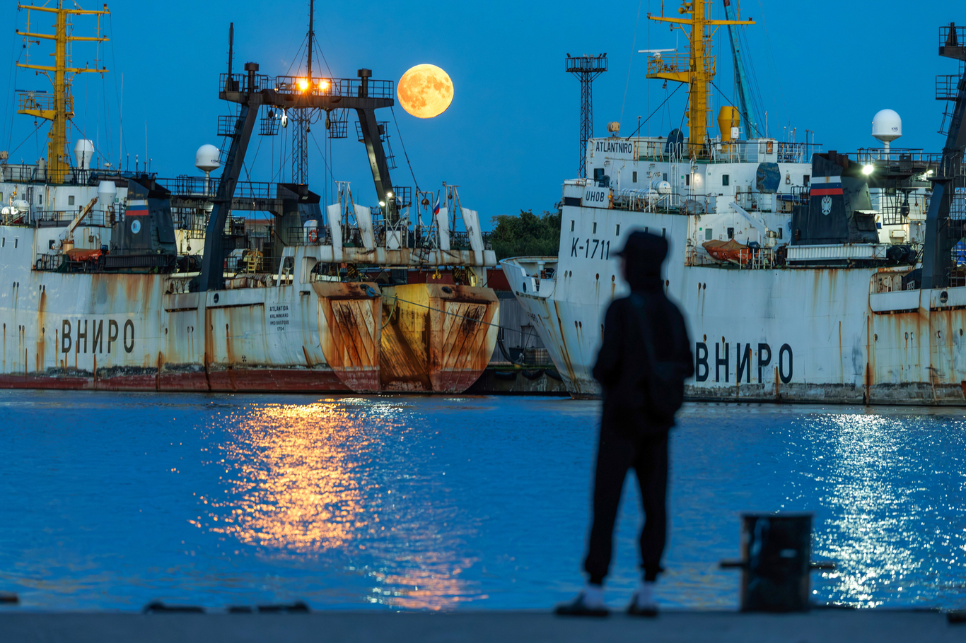 Морской торговый порт Калининграда. 28 июля 2026 года. Фото: Александр Мелехов / ТАСС / ZUMA Press / Scanpix / LETA