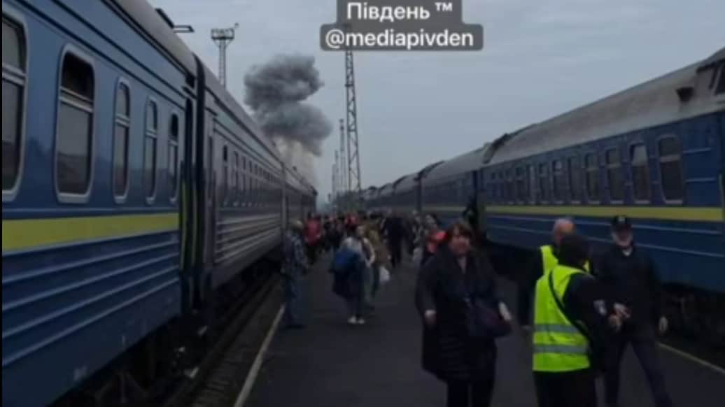 Скриншот: видео из телеграм-канала «Пiвдень»