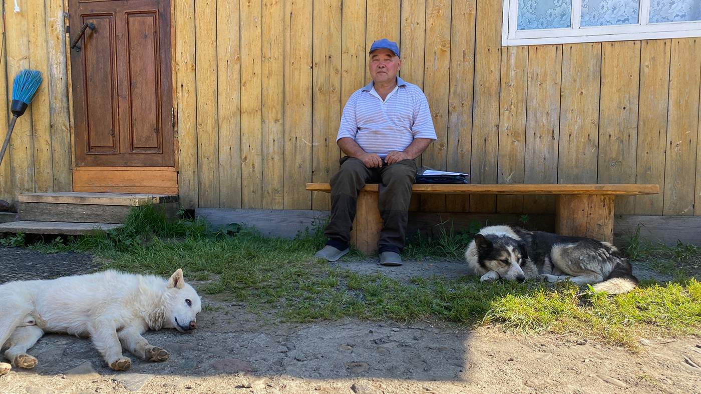 Староста Средних Кичей Юрий Иванович. Фото: Ирина Стрельникова