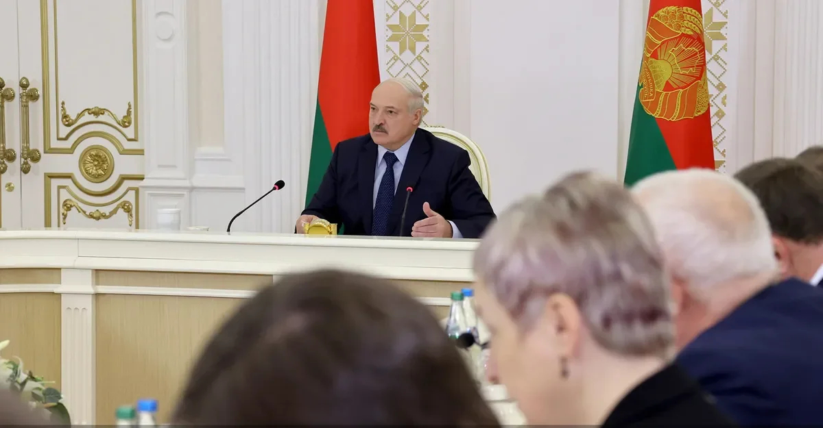 Alyaksandar Lukashenka at a government meeting to discuss economic matters. Photo: president.gov.by