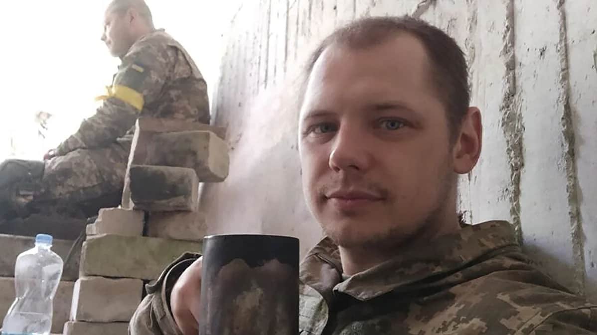 Василий «Пацук» Веремейчик на позиции в Северодонецке. Фото: svaboda.org