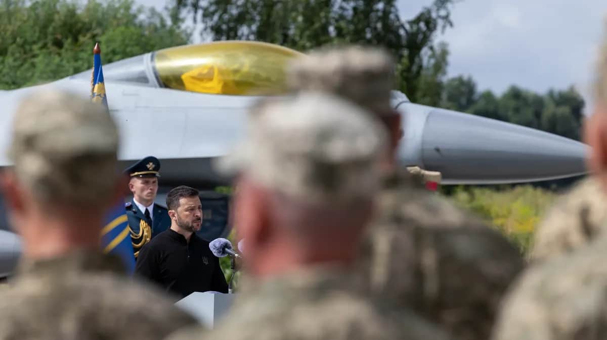 Zelensky visits troops on Day of the Air Force, 4 August 2024. Photo: PRESIDENTIAL PRESS SERVICE