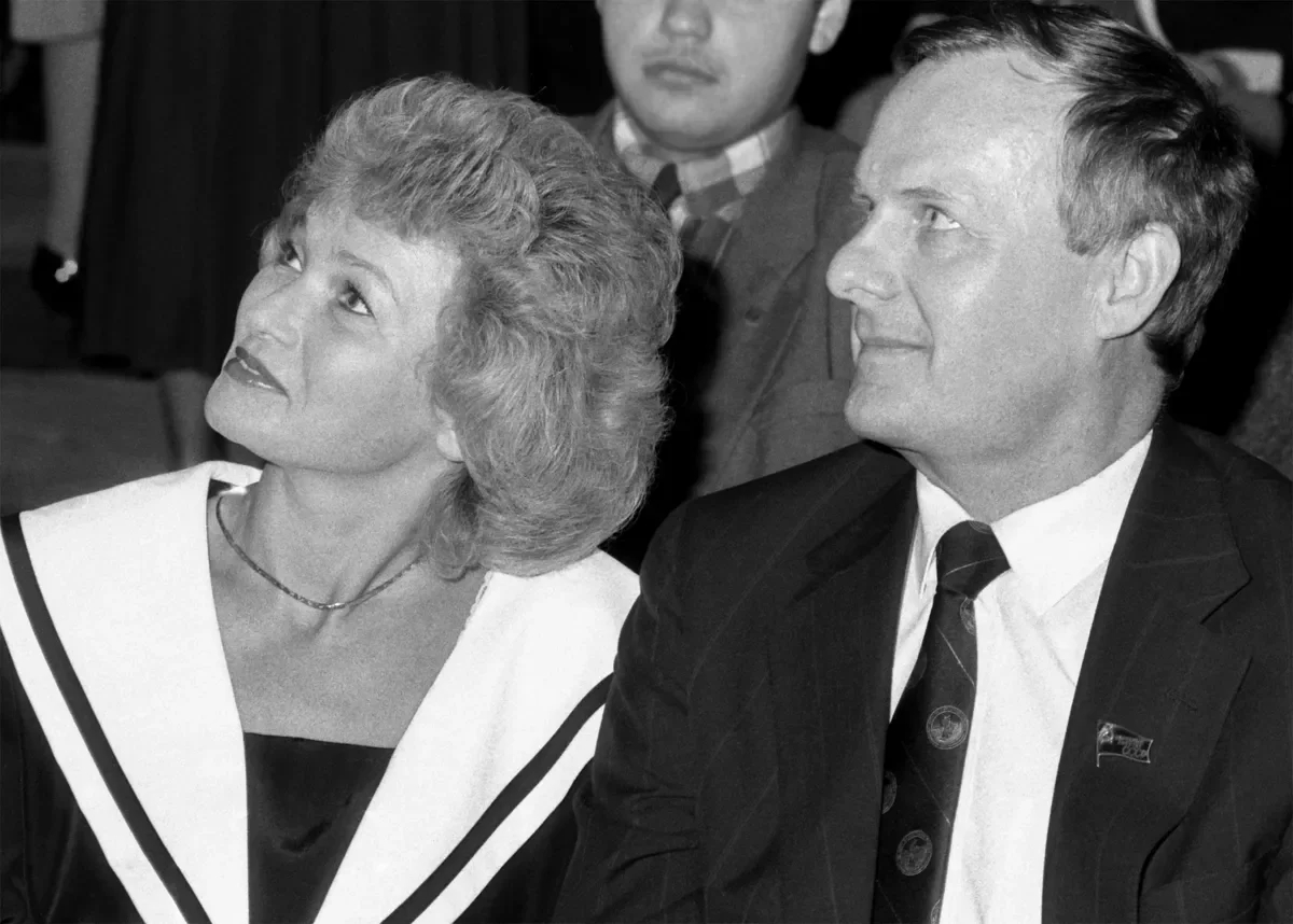 Lyudmila Narusova and Anatoly Sobchak, 1990. Photo: Lev Medvedev