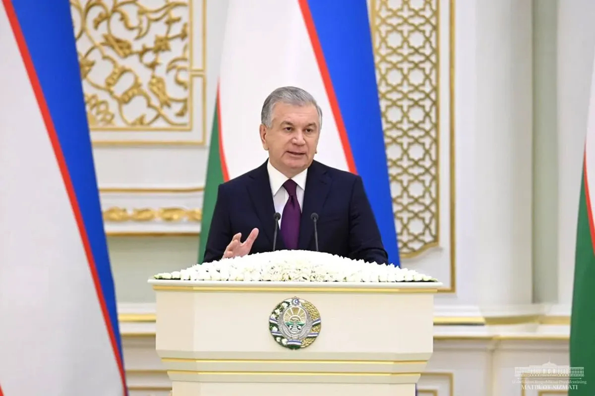 Мирзиёев. Фото: пресс-служба президента Узбекистана