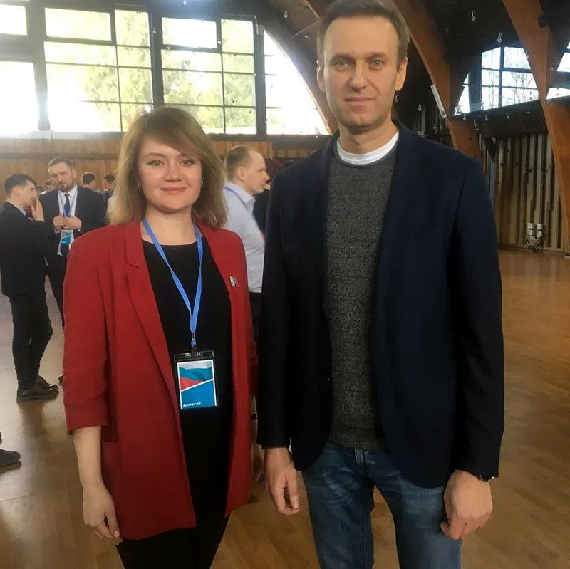 Лилия Чанышева и Алексей Навальный. Фото: Twitter