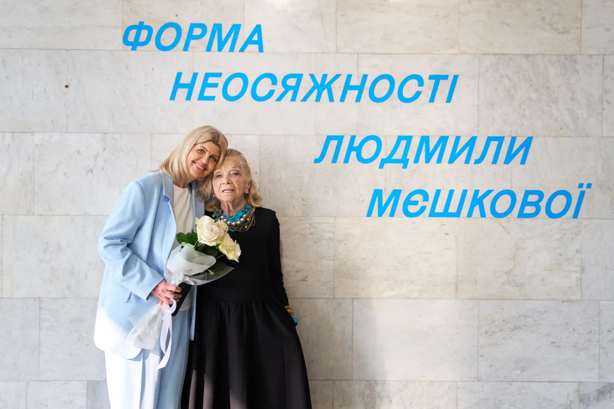 Людмила Мешкова и директор «Украинского дома» Ольга Виеру, 5 июня 2025 года. Фото: «Украинский дом» / Flickr