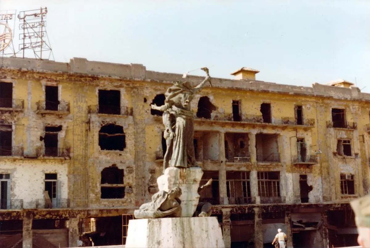 Площадь Мучеников в Бейруте, 1982 год. Фото: Wikimedia Commons / James Case / CC BY 2.0