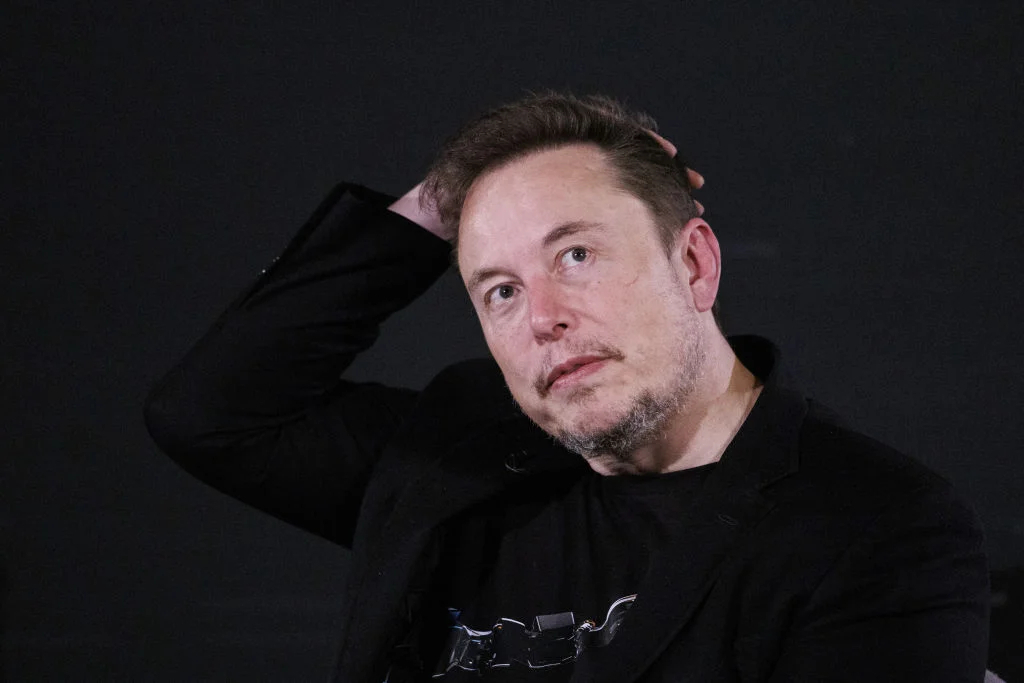 Генеральный директор Tesla Илон Маск. Фото: Tolga Akmen / EPA / Bloomberg / Getty Images
