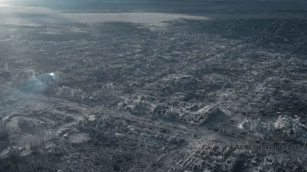 Марьинка, 4 марта 2023 года. Фото: телеграм-канал «Танкисты ЮВО»