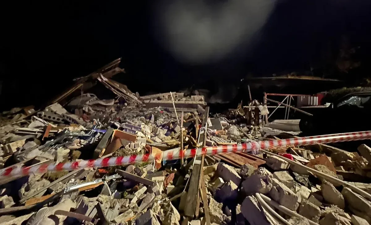 The aftermath of the attack. Photo: Vyacheslav Gladkov