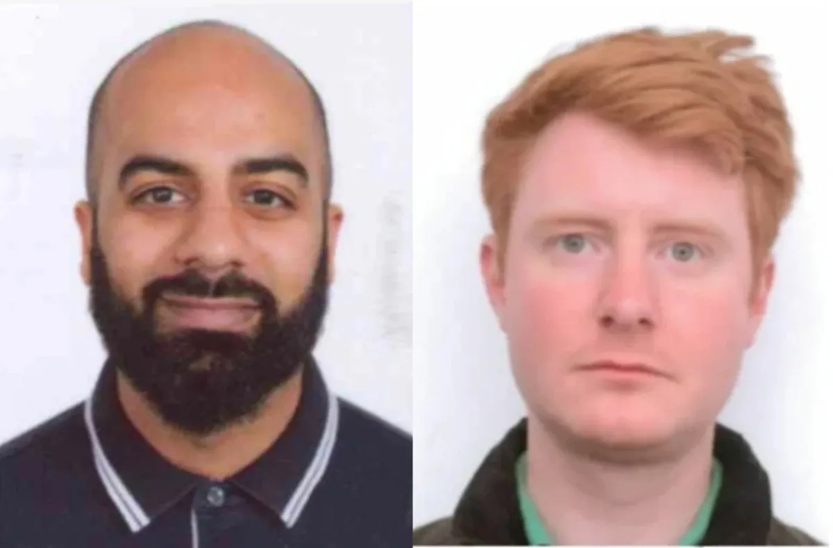 Alkesh Odedra (L) and Michael Skinner.