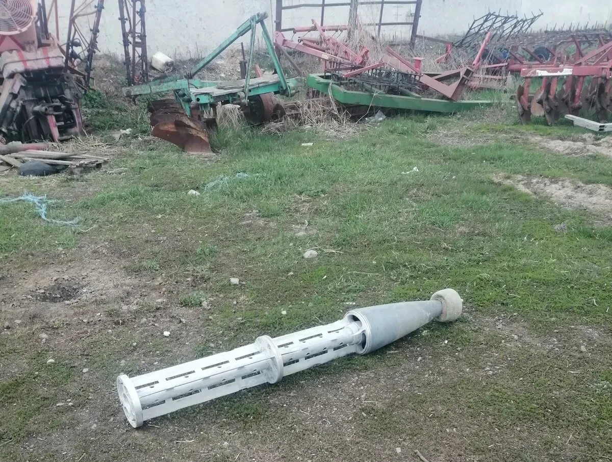 A rocket launcher tube. Photo by Illia Potapenko