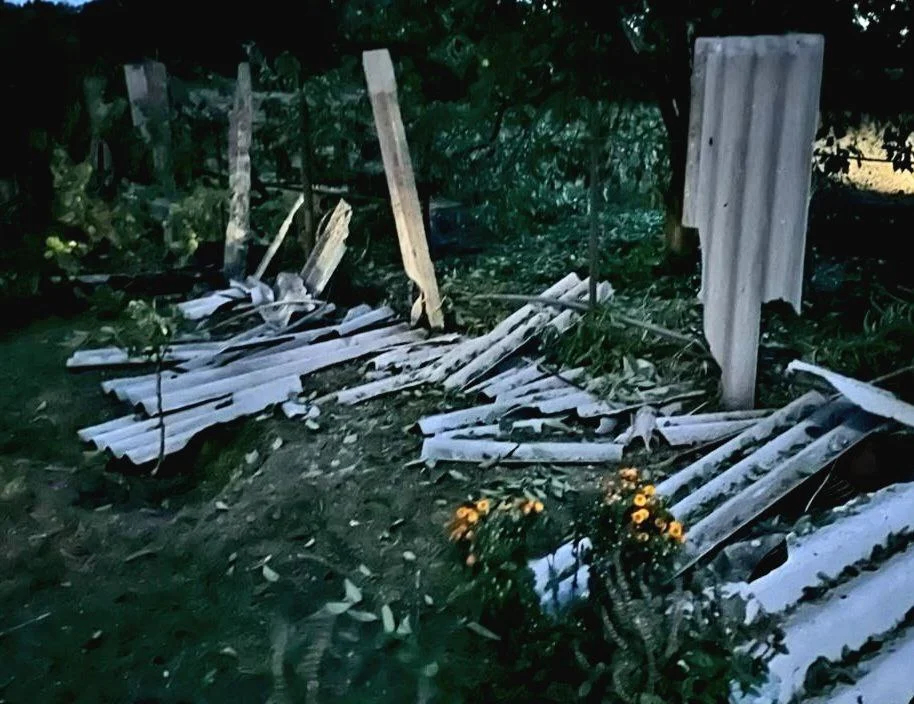 Последствия обстрела Днепропетровской области. Фото: глава Днепропетровской ОВА Сергей Лысак/ Telegram