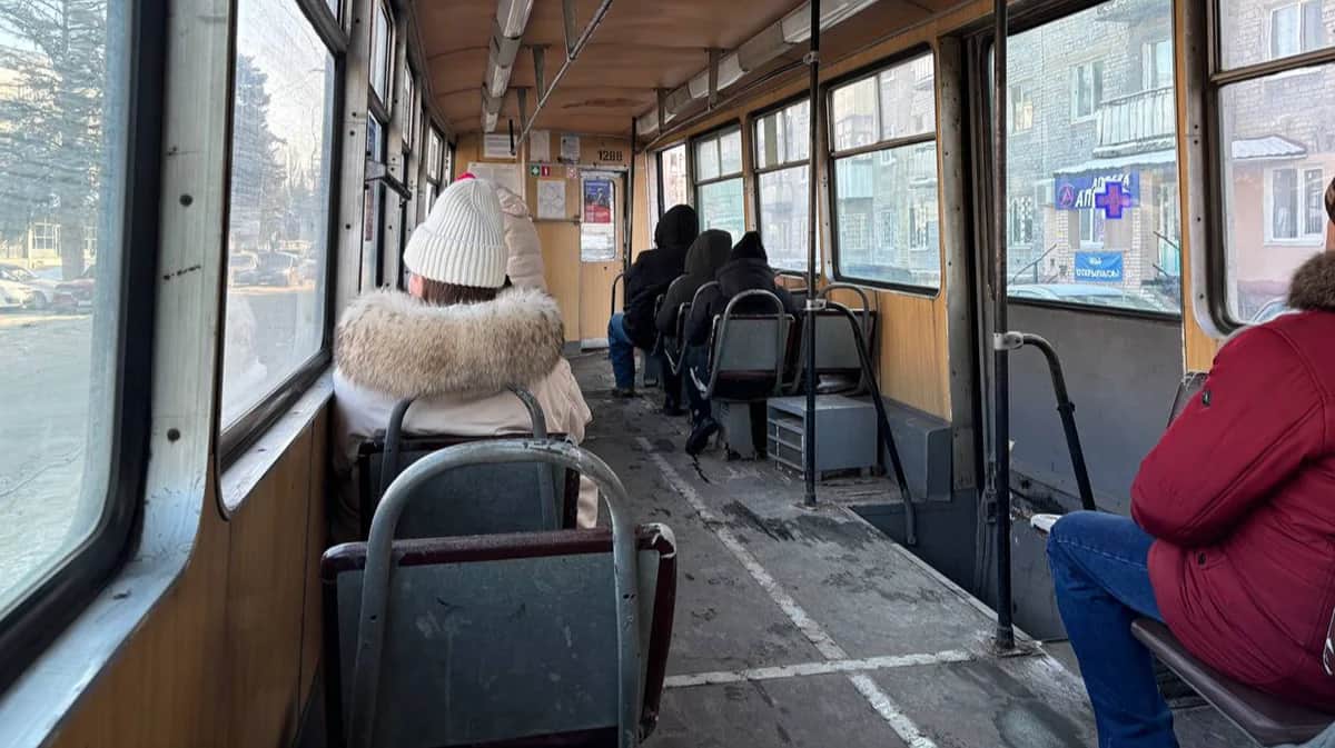 В трамвае №11. Фото: Вадим Таринцев