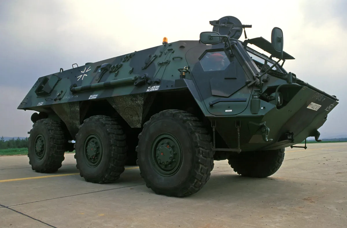 Немецкий бронетранспортёр Фукс. Фото: Wikimeda Commons , Released to Public by US Department of Defence