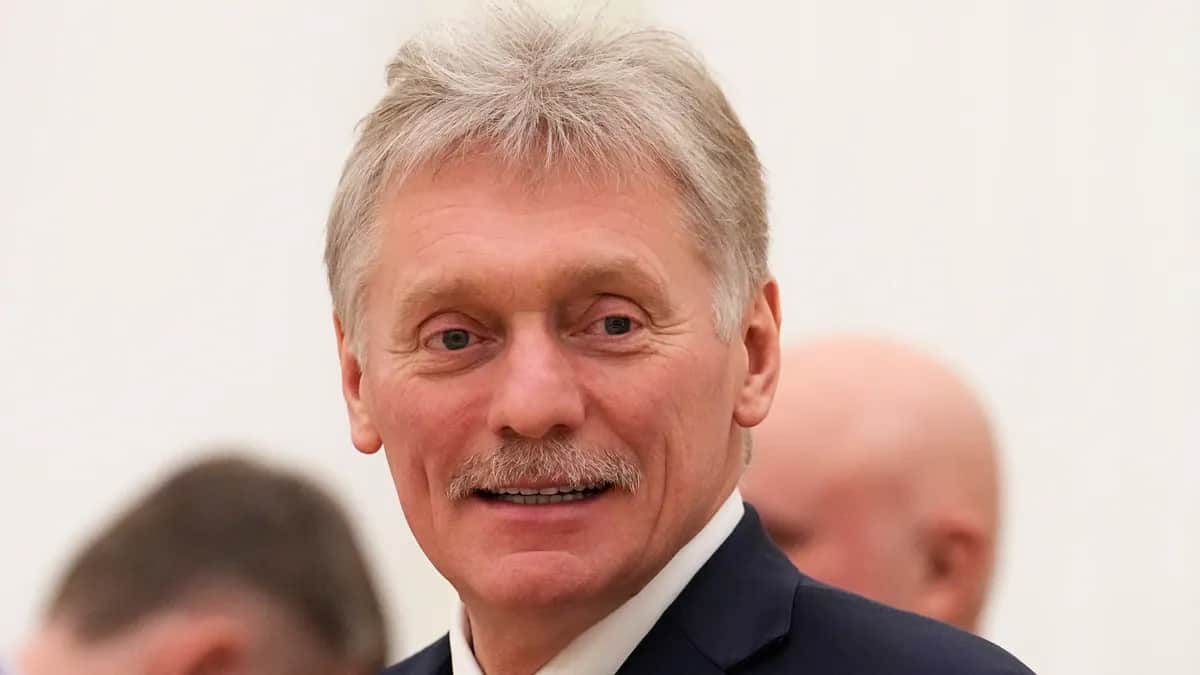 Kremlin spokesperson Dmitry Peskov at the Kremlin in Moscow, 5 March 2026. Photo: EPA / Alexander Zemlianchenko