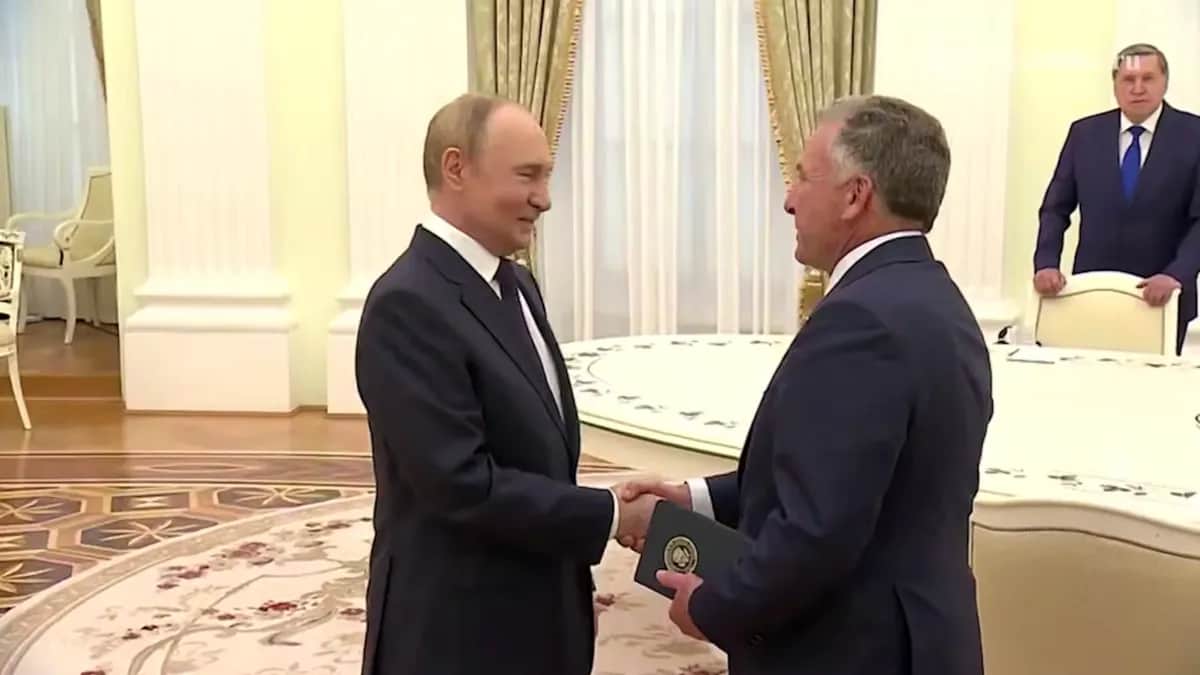 Скриншот: видео из телеграм-канала Кремля