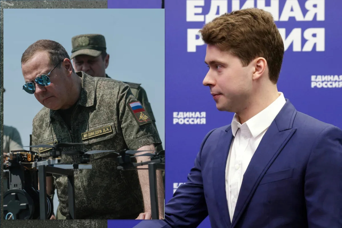 Dmitry Medvedev and his son Ilya. Photo: Sputnik / Kremlin / EPA-EFE; er.ru