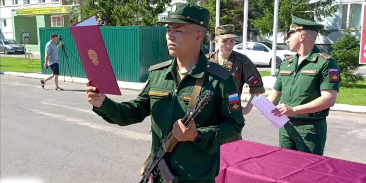 Кудерек Артына дает присягу, фото: личный архив