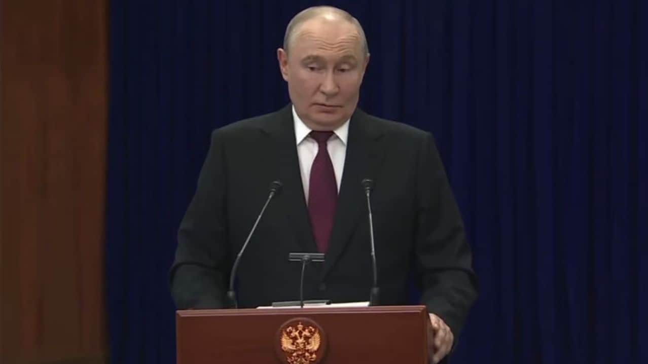 Screenshot from video published by the Kremlin