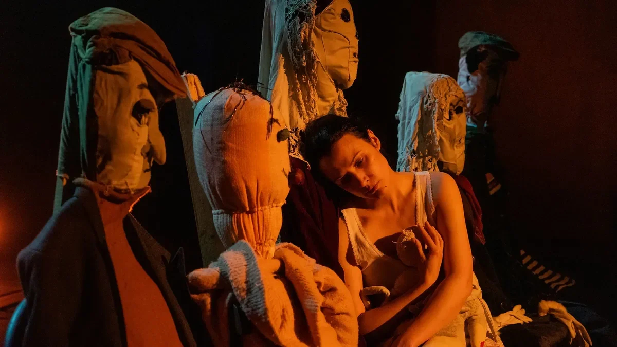 A scene from A Counting Rhyme, a play by Berkovich. Photo: SOSO Daughters