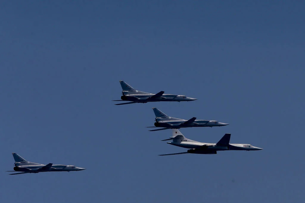 Tу-22M во время Парада Победы в Москве, 9 мая 2020 года. Фото: Sefa Karacan / Anadolu Agency / Getty Images