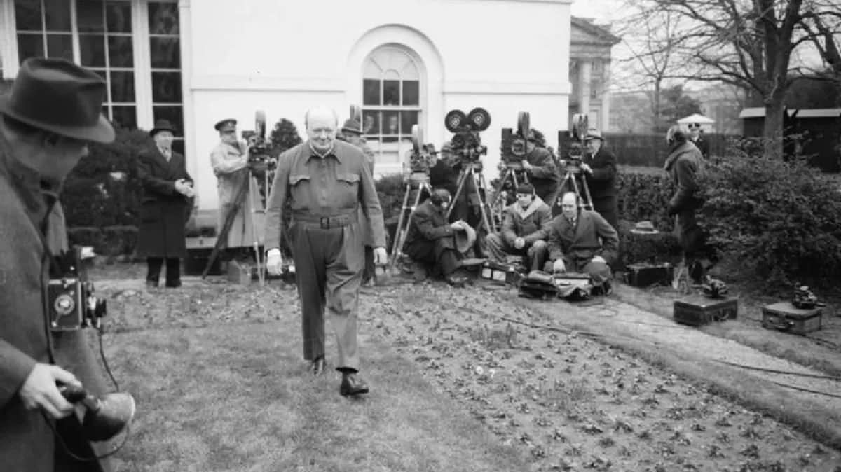 Уинстон Черчилль в Вашингтоне, январь 1942 года. Фото: piemags / Alamy / Vida Press