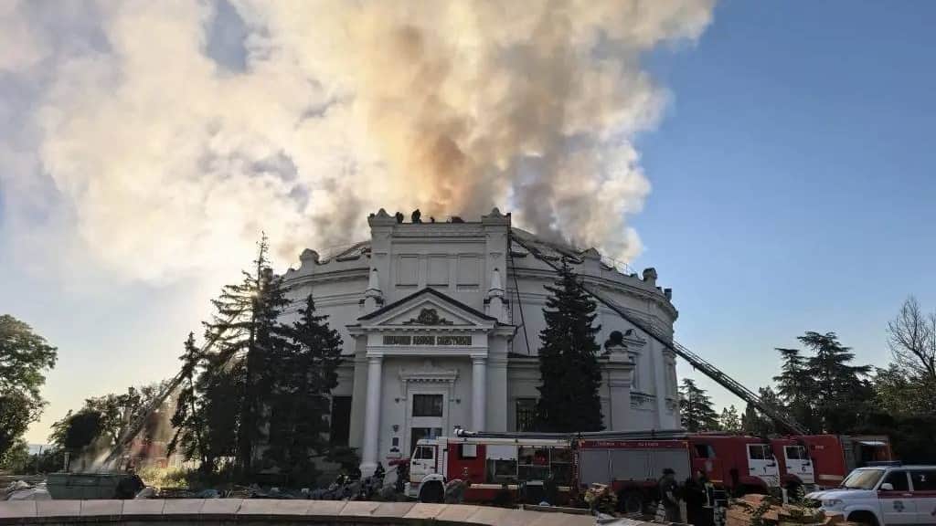 Панорама «Оборона Севастополя» в аннексированном Крыму. Фото: Развожаев / Telegram