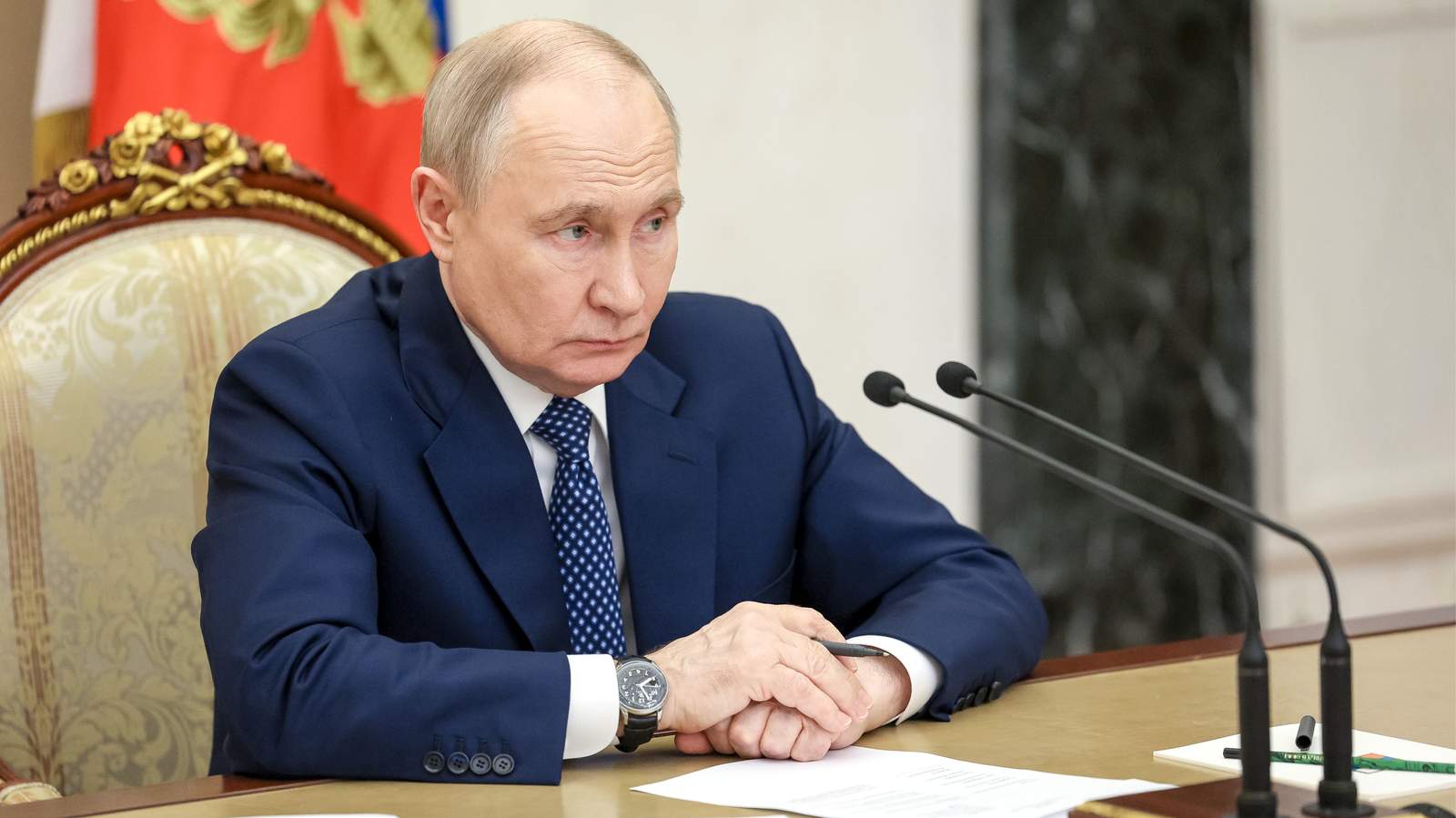 Фото: Vyacheslav Prokofyev / Sputnik / Kremlin pool / EPA